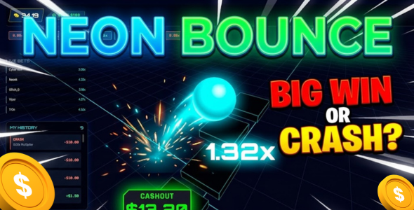 Neon Bounce game artwork
